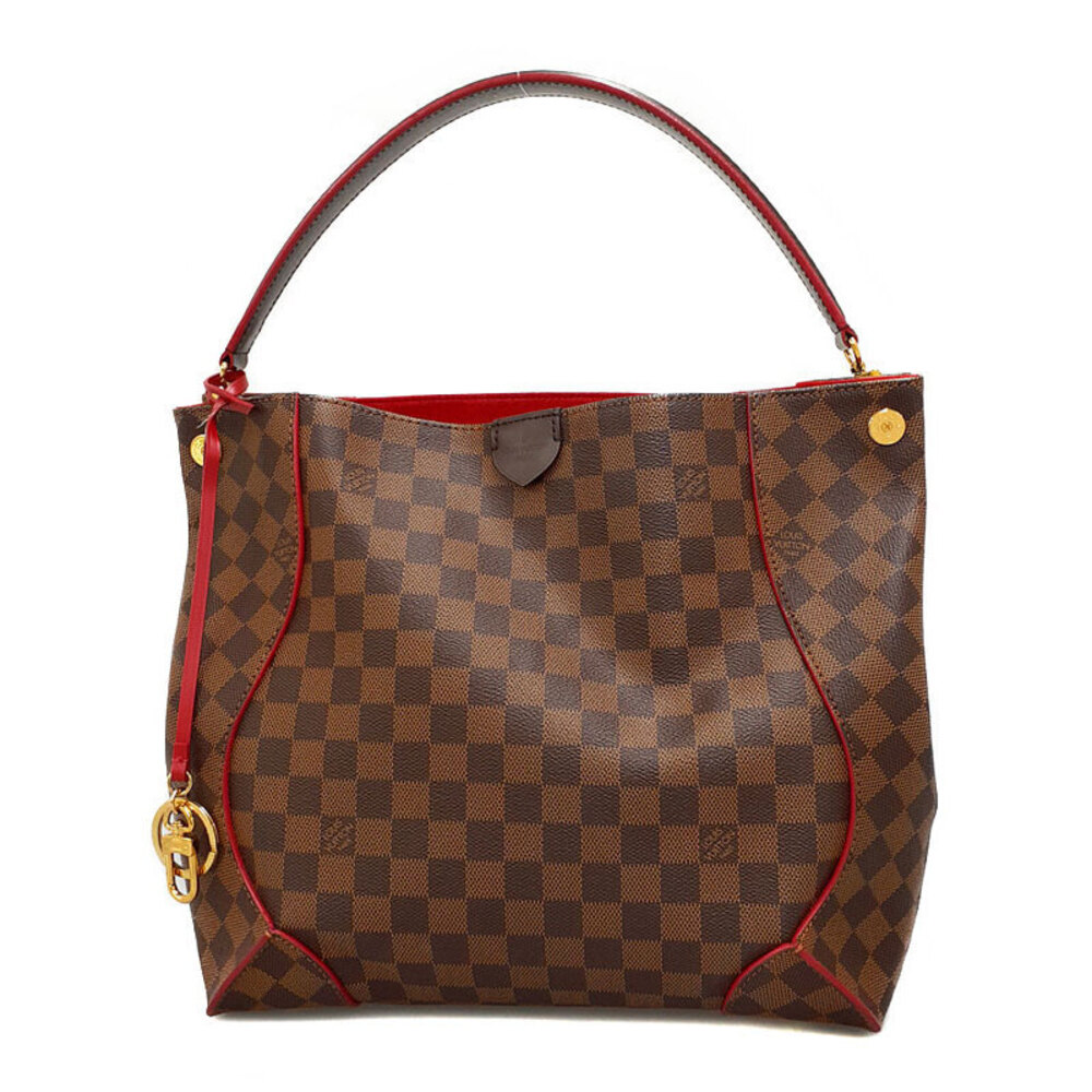Louis Vuitton Damier Ebene Brown Kaisa Hobo Semi Shoulder Bag